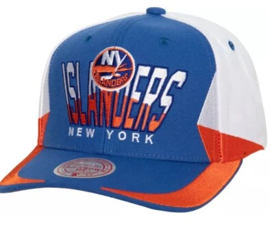 MITCHELL & NESS New York Islanders NHL Hockey Retro Snapback Sombrero Corona Ajuste Gorra Foto 1 de 4