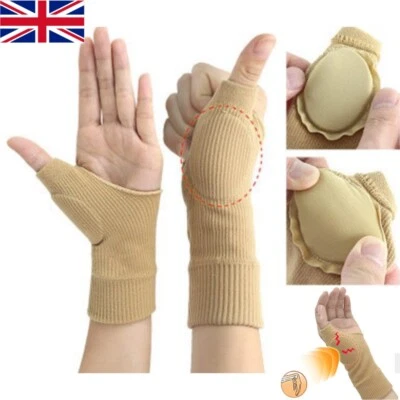 2Pcs Sport Rheumatoid Wrist Brace Arthritis Gloves Thumb Support Pain Relief` - Image 1 of 4