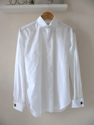 Camisa Ghirardelli para hombre manga larga con botones - blanca - S (15') Foto 1 de 4
