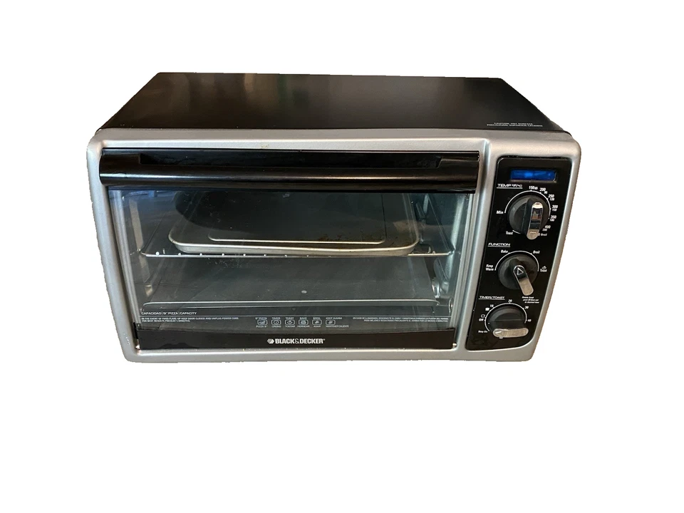 Black & Decker Toaster Pizzaofen TO1485B Backen, Grillen. Small Spaces Work - Bild 1 von 4