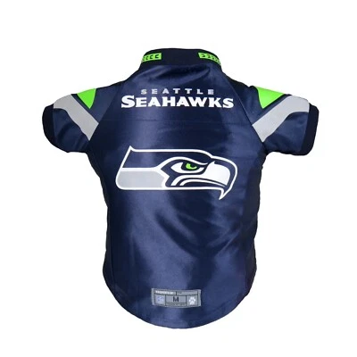 SEATTLE SEAHAWKS LITTLE EARTH PREMIUM dog jersey (all sizes) NEW