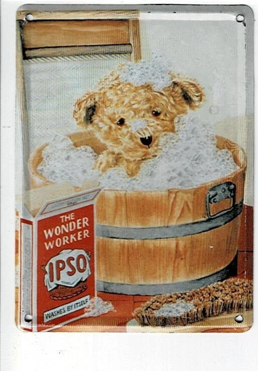 Mini Blechschild- -11x8- THE WONDER WORKER  IPSO - Bild 1 von 1