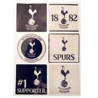 Tottenham Hotspur FC Crest Car Decal Set (Pack of 6) / One Size Navy/White BS356