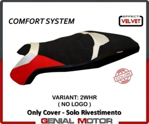 2017 Swiss Velvet Comfort White-Red (WHR)T.I.HONDA X-ADV Saddle Coating >20 - Picture 1 of 2