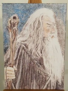 ACEO Limited Print Sketch Geri Centonze - LOTR - Gandalf - Ian McKellen - #1/10 - Bild 1 von 3