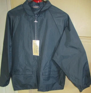 Vintage XL Duckster navy full zip windbreaker, with Duckster logo on zipper head - Picture 1 of 4