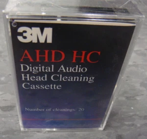 DTRS DIGITAL AUDIO HEAD CLEANING TAPE 3M AHD-HC ENDORSED ALESIS 20 CLEANINGS NEW - Picture 1 of 1