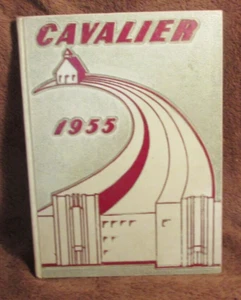 1955 Pulaski High School Yearbook Milwaukee Wisconsin the Cavalier - Picture 1 of 3