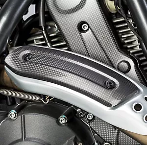 PARA CALORE PARACALORE CARBONIO COLLETTORE SCARICO LUCIDO DUCATI SCRAMBLER HEAT - Imagen 1 de 1