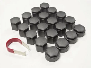 CUBIERTAS DE TUERCA DE RUEDA PARA VAUXHALL ASTRA MOKKA INSIGNIA ZAFIRA PERNO TAPAS DE BLOQUEO GRIS - Imagen 1 de 3