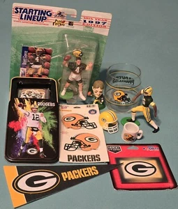 Green Bay Packers 🏈 Fan Box -Sports Cards, Figurines, Penant, Magnets READ DESC - Picture 1 of 9