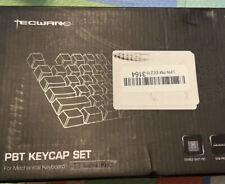 Tecware PBT Keycaps Double-Shot PBT Keycap Set for Mechanical Keyboards Full ...