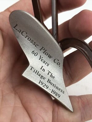 Rare ERTL La Crosse Plow Co. 60 Years 1929 - 1989 Metal Toy Wisconsin - Image 1 of 4