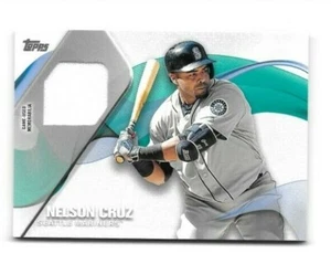 2017 Topps Series 1 Baseball Nelson Cruz Seattle Mariners Jersey - Picture 1 of 1