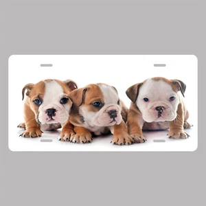 Puppies Novelty Front License Plate - Funny - decorative auto tag - Wall Decor - Picture 1 of 1