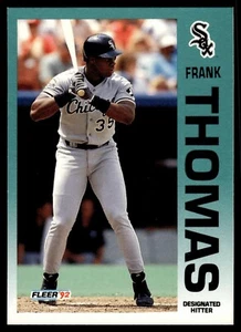 1992 Fleer - Frank Thomas #100 White Sox - Picture 1 of 2