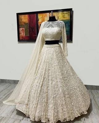 MYCLOTHINGART Georgette Beautiful Classic Ethnic Lehenga Chaniya Choli,Wedding Party Lengha LG