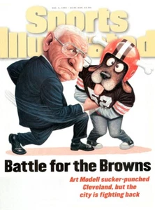 December 4, 1995 Art Modell Cleveland Browns Sports Illustrated NO LABEL - Picture 1 of 1