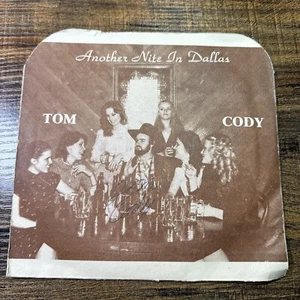 UNKNOWN SMOOTH AOR SOUL 1981 TEXAS PRIVATE 45 Tom Cody Another Night In Dallas - Imagen 1 de 4