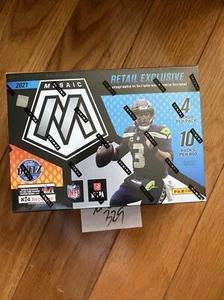 New 2021 Panini NFL Football Mosaic Mega Box Factory Sealed Target Fast Ship Now - Picture 1 of 6