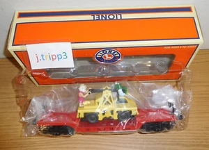 LIONEL 6-26080 NEW JERSEY MEDICAL SCHOOL FLATCAR MOTORIZED HANDCAR O GAUGE TRAIN - Picture 1 of 5