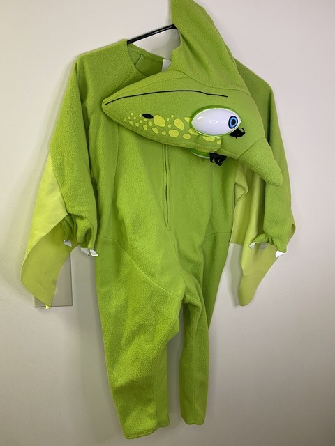 HalloweenCostumes.com 0-3 Months Hatching Pterodactyl Infant Costume.,  White/Green/Green