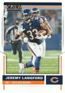 2017 Score - JEREMY LANGFORD #18 - Chicago Bears 🏈 - Picture 1 of 1