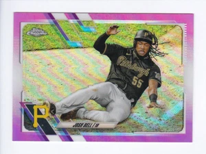 2021 Topps Chrome #68 JOSH BELL Pittsburgh Pirates PINK REFRACTOR Parallel - Bild 1 von 2