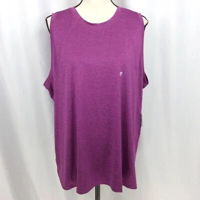 Camiseta sin mangas Eddie Bauer Resolution cuello alto talla grande 2X púrpura nueva con etiquetas Foto 1 de 4