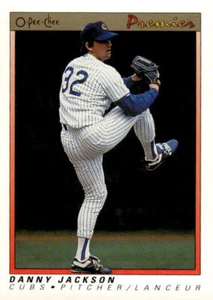 1991 O-Pee-Chee Premier #68 Danny Jackson Chicago Cubs - Picture 1 of 2