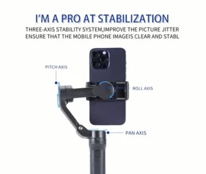 Gimbal Stabilizer For Sell phone Non Shake Electric Holder - Picture 1 of 7