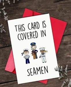 Funny Birthday Card, Rude ,Joke ,Humour, Greeting Cards, with Envelope, Gifts - Picture 1 of 3