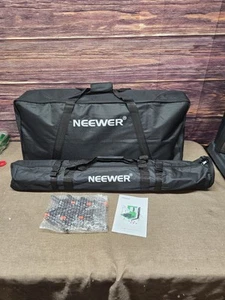 NEEWER 8.5x10ft Backdrop Stands Photography 24W LED Lighting kit with Backdrops - Picture 1 of 5