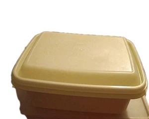 Vintage Tupperware Freeze-N-Serve Ice Cream Keeper Storage 1254-15 & Lid 1255-1✅ - Picture 1 of 3