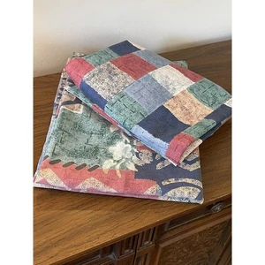 Vintage 90s Thomaston Twin Sheets Percale Abstract Print Made In USA Retro - Picture 1 of 10