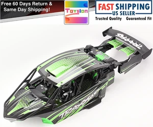 Fits SAND CAR BODY & CAGE (Green Painted, Wires Funco Pro Scale Traxxas 109076-4 - Picture 1 of 24
