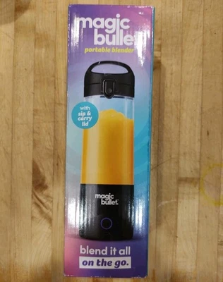 Magic Bullet Frullatore Ricarica Portatile MB-BX648-23 Nero Scatola Aperta Mai Usato ✅ - Immagine 1 di 3