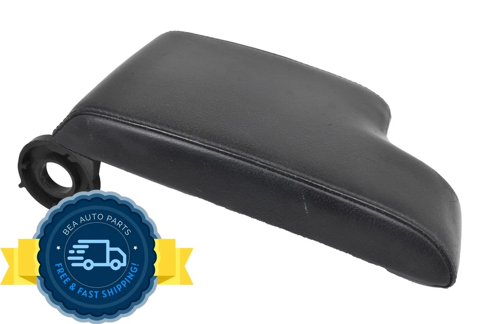 Оригинальная черная кожаная крышка подлокотника для центральной консоли 2000 BMW 328Ci - Изображение 1 из 4