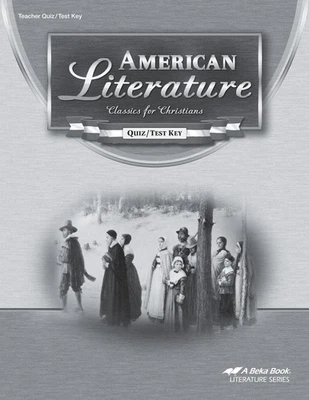 Abeka American Literature Quiz and Test Key  Fourth Edition - 11th Grade - Image 1 of 4