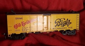 Blatz Old Heidelberg Drink Beer Athearn Boxcar 27107 HO Refer RFA Milwaukee Wis - Picture 1 of 6