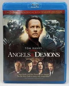Angels & Demons [Blu-ray] 4 Discs Theatrical & Extended Edition Tom Hanks 2009 - Picture 1 of 3