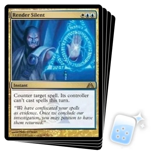 RENDER SILENT X4 Dragon's Maze DGM Magic MTG MINT CARD - Image 1 of 1