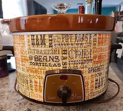 Vintage 70's 5.5 Qt Slow Cooker Crockpot Montgomery Ward 86-46532 Retro Tested  - Image 1 of 4