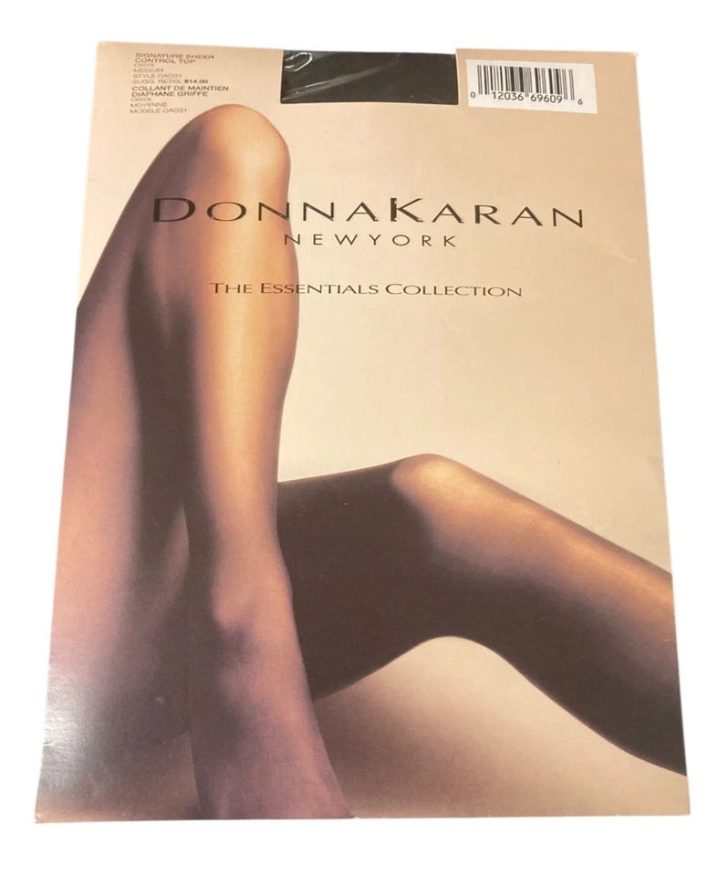 Donna Karan NUEVO Top Signature Sheer Control Onyx Talla M Colección Esencial Foto 1 de 3