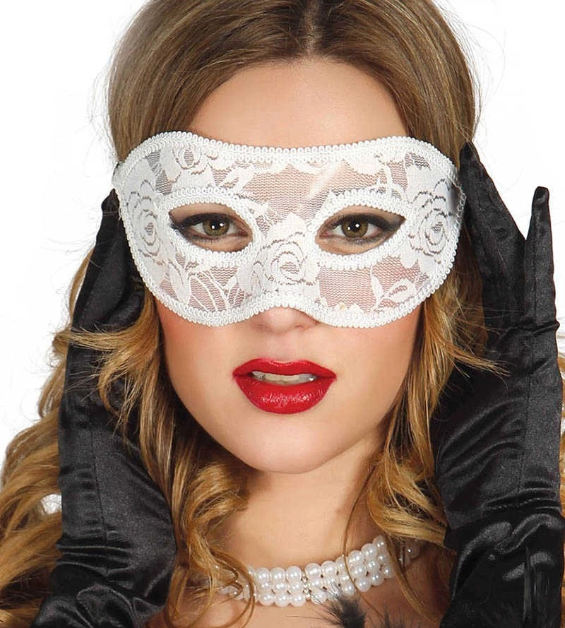 MASCHERA SEXY BIANCA - Immagine 1 di 1