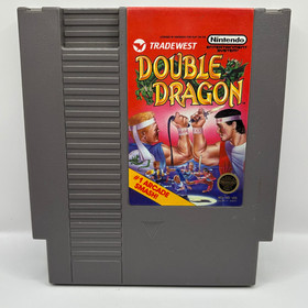 Double Dragon Nintendo Entertainment System NES Tested Working w/Manual!