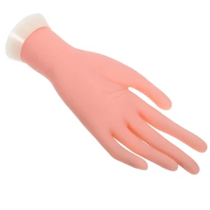  Manicura Manos Práctica Uñas Falsas para Uñas Acrílicas Modelo Maniquí Manos - Imagen 1 de 12