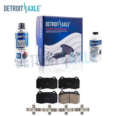 Pastillas de freno delanteras de cerámica + herrajes para Nissan Sentra 2003 2004 2005 2006 - 2009 Foto 1 de 4