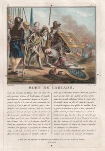 Battaglia di Pavia Jean de Carcado de Molac 1525 Schabkunst Mezzotint 1788 - Bild 1 von 1