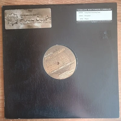 Gang Starr ‎– Discipline / Just To Get A Rep 12" US-1999 PROMO VG+/VG - Bild 1 von 3
